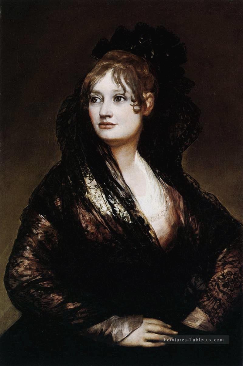 Dona Isabel de Porcel Francisco de Goya Peintures à l'huile